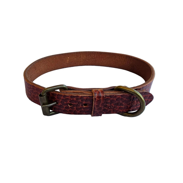 Halsband donkerbruin
